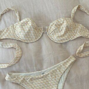 Cala Roja Top - Ivory Geo